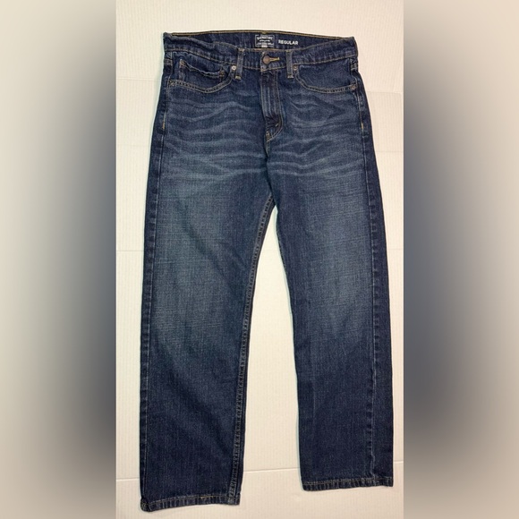 Levi Strauss Signature‎ Gold Label Jeans Men's 34x30 Regular Fit Dark Wash Denim - Picture 1 of 6